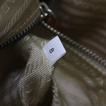 Prada Re-Edition Beige Synthetic Handbag (Pre-Owned)