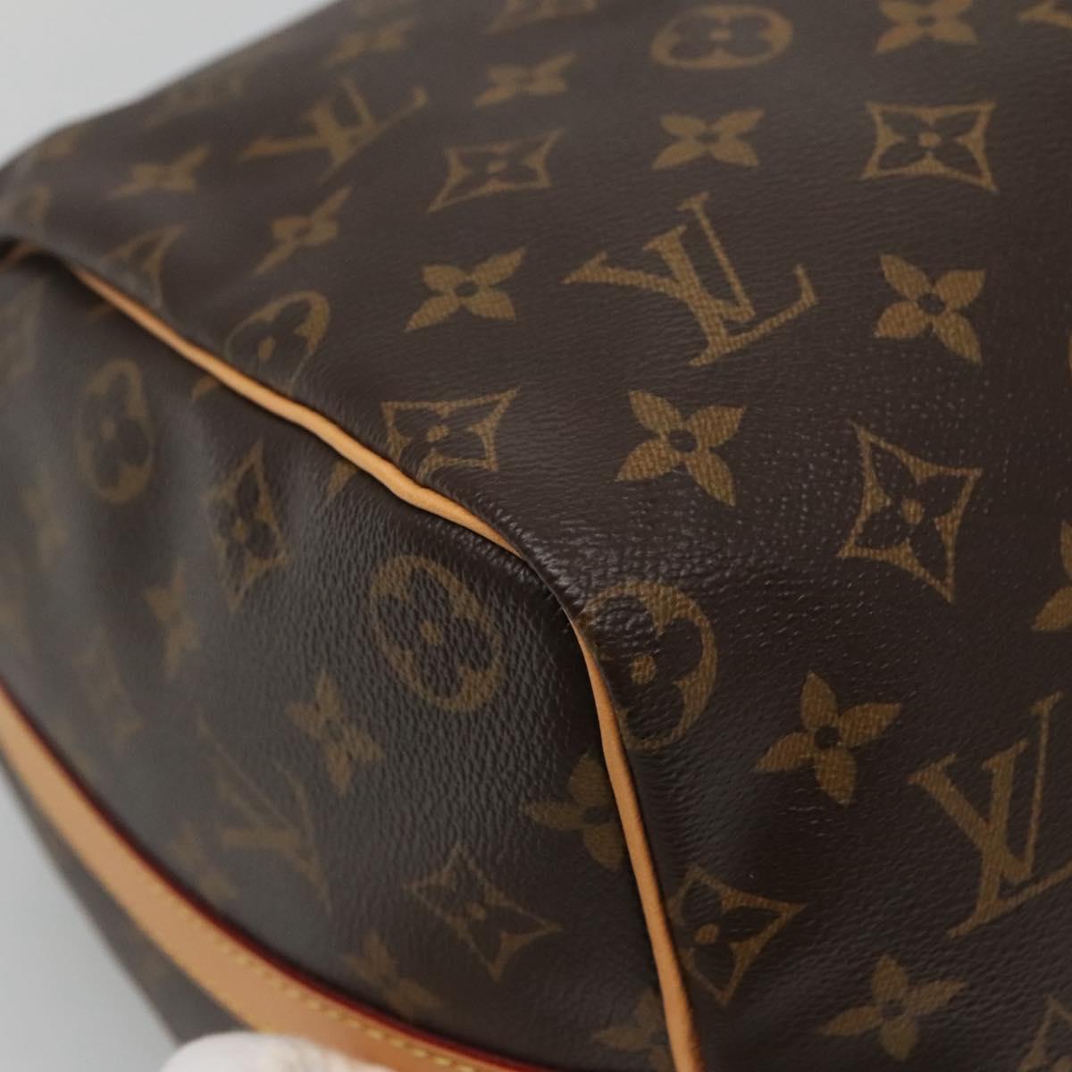 Louis Vuitton Speedy Bandoulière Brown Canvas, Leather Travel Bag (Pre-Owned)