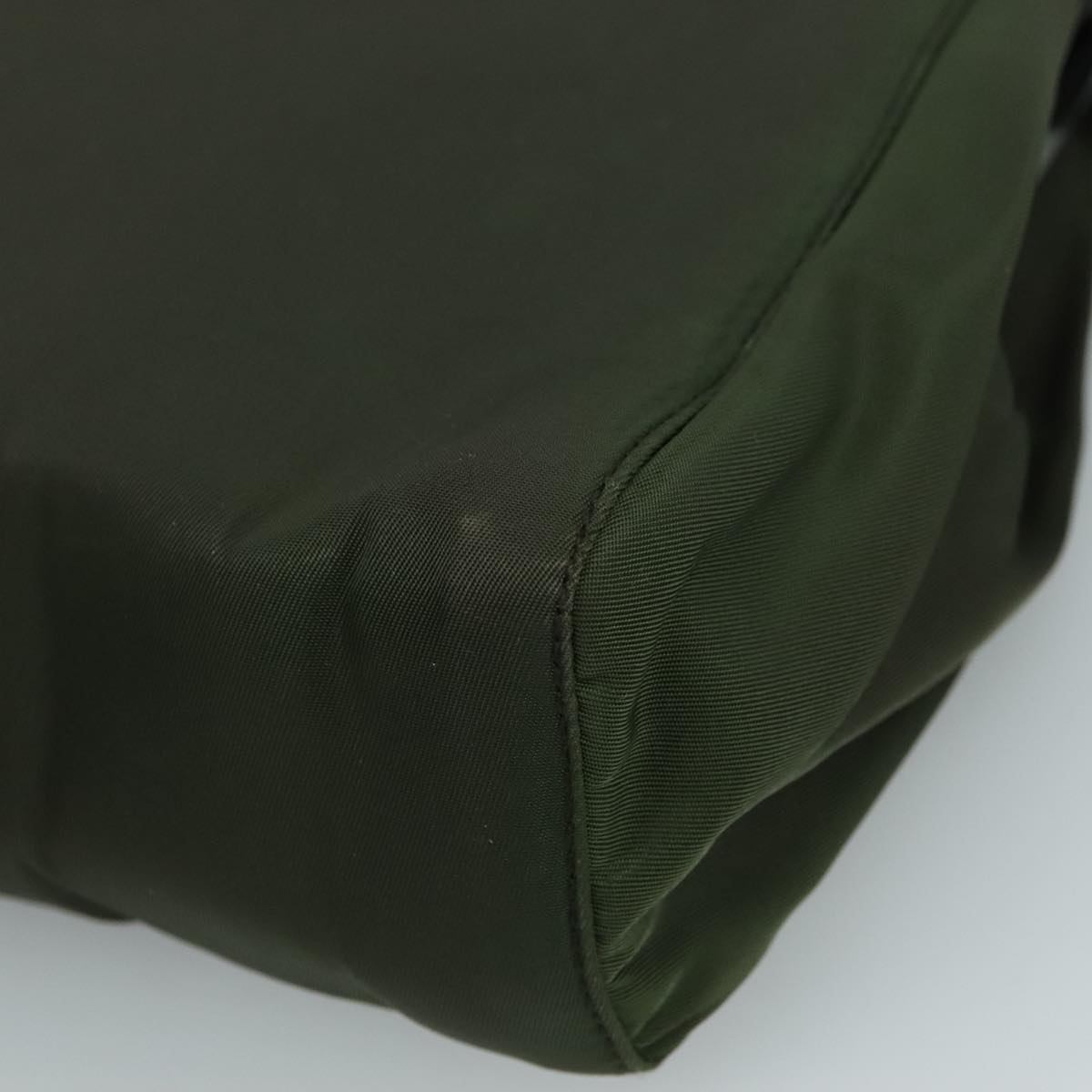 Prada Khaki Synthetic Shoulder Bag (Pre-Owned)