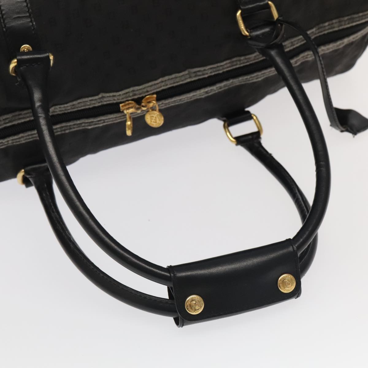 Fendi Black Canvas Travel Bag (Pre-Owned)