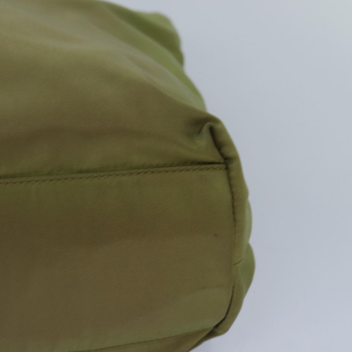 Prada Tessuto Khaki Synthetic Handbag (Pre-Owned)