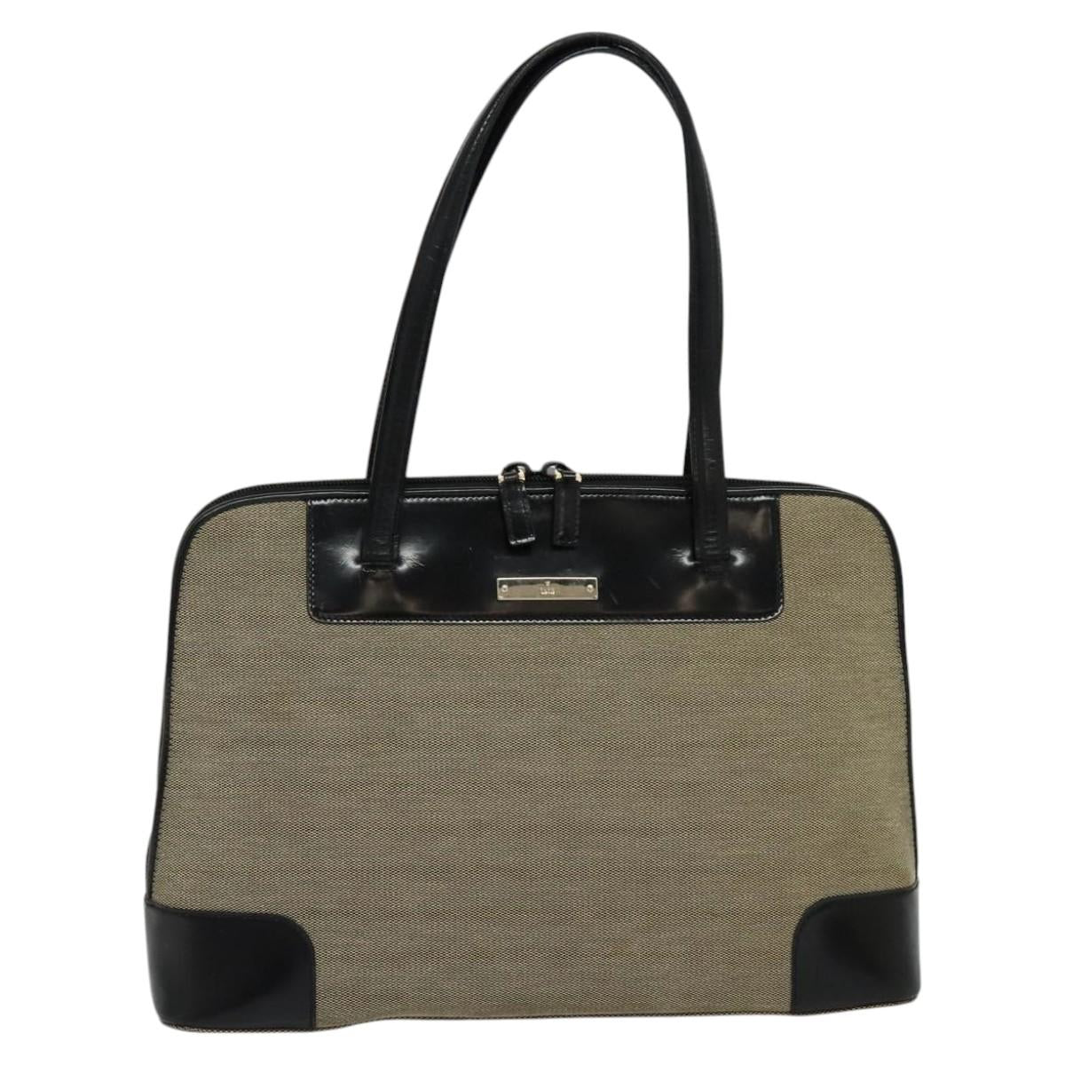 Gucci Grey Canvas Tote Bag (Pre-Owned)