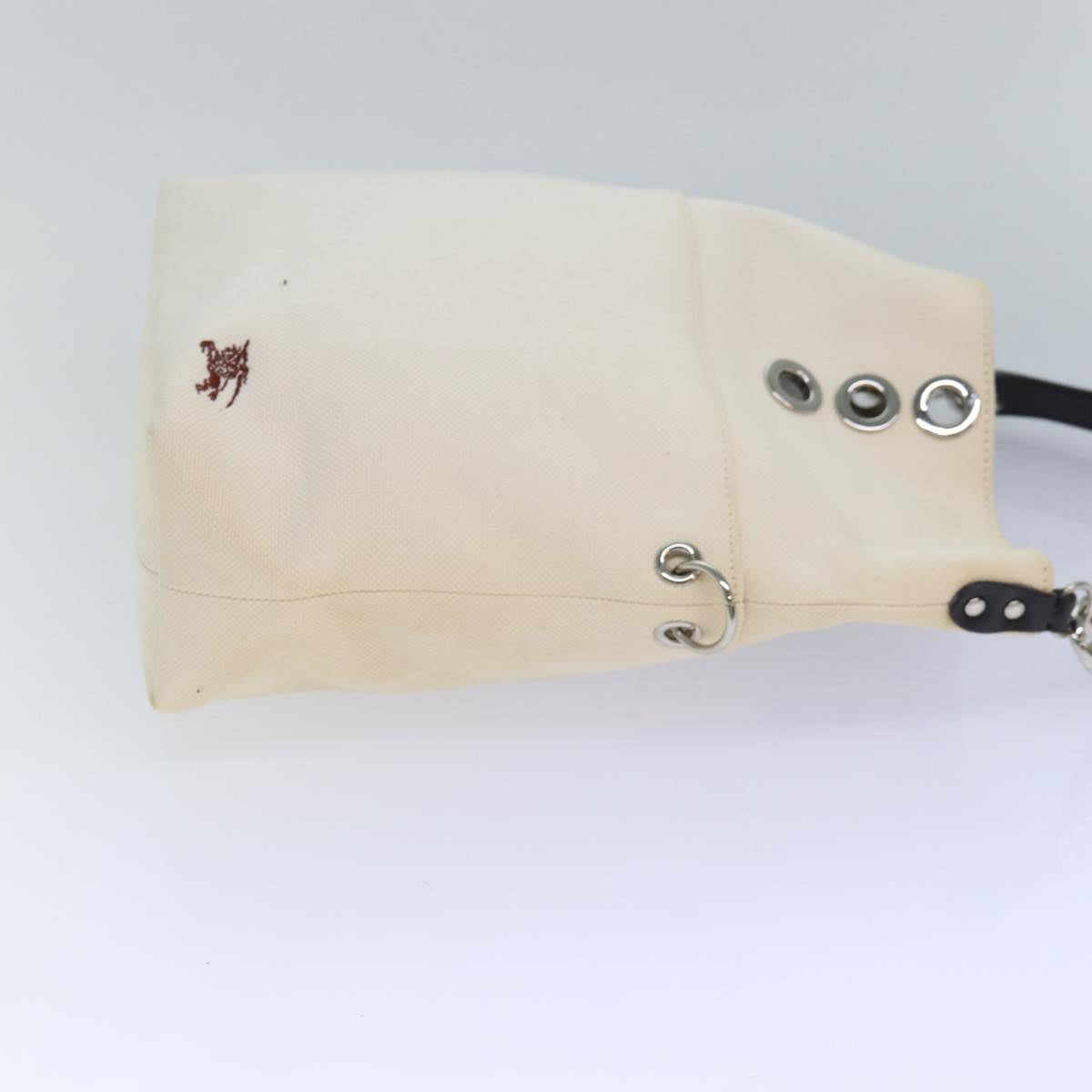 Burberry Blue Label Beige Canvas Shoulder Bag (Pre-Owned)
