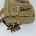 Prada Beige Synthetic Shoulder Bag (Pre-Owned)