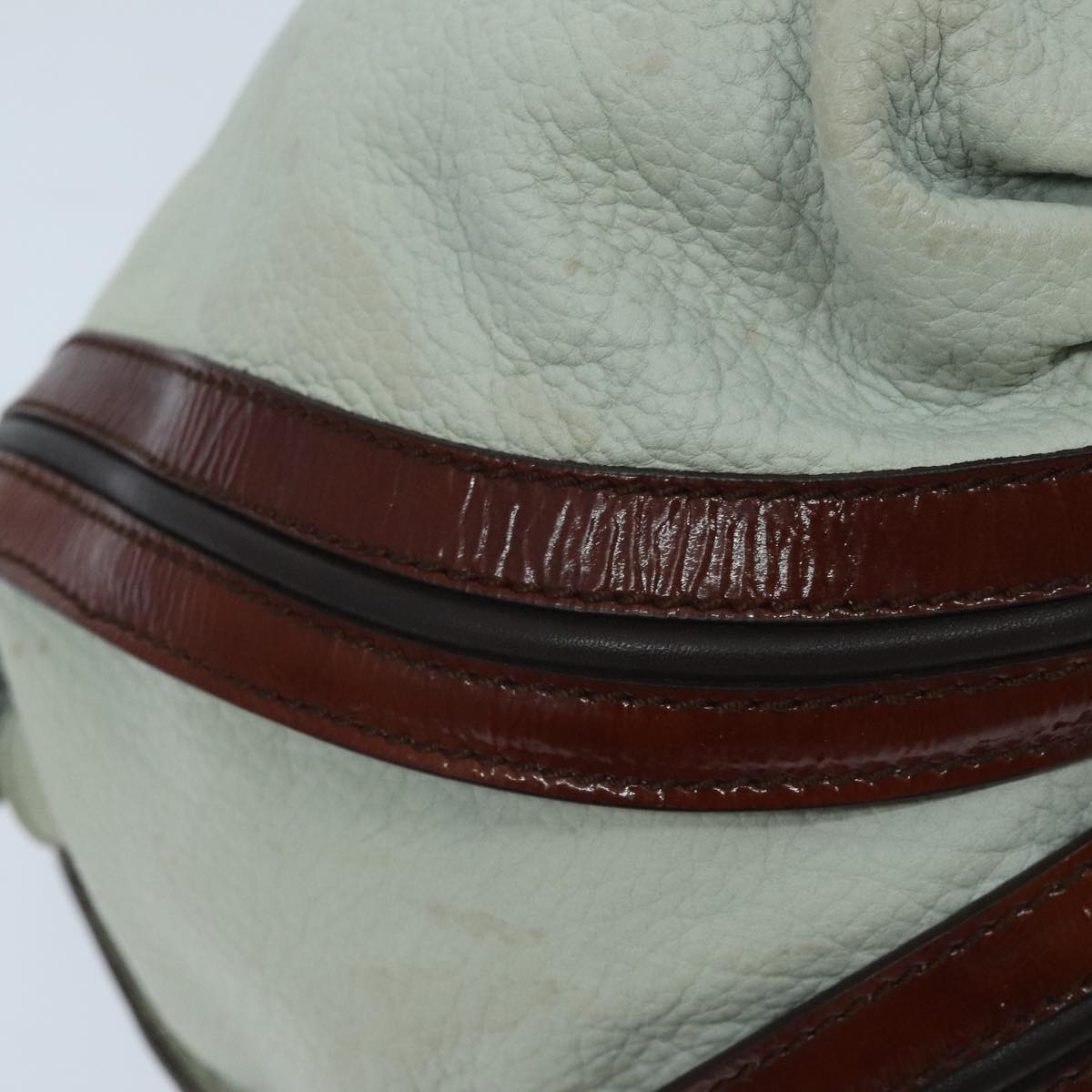 Céline Bittersweet White Leather Shoulder Bag (Pre-Owned)