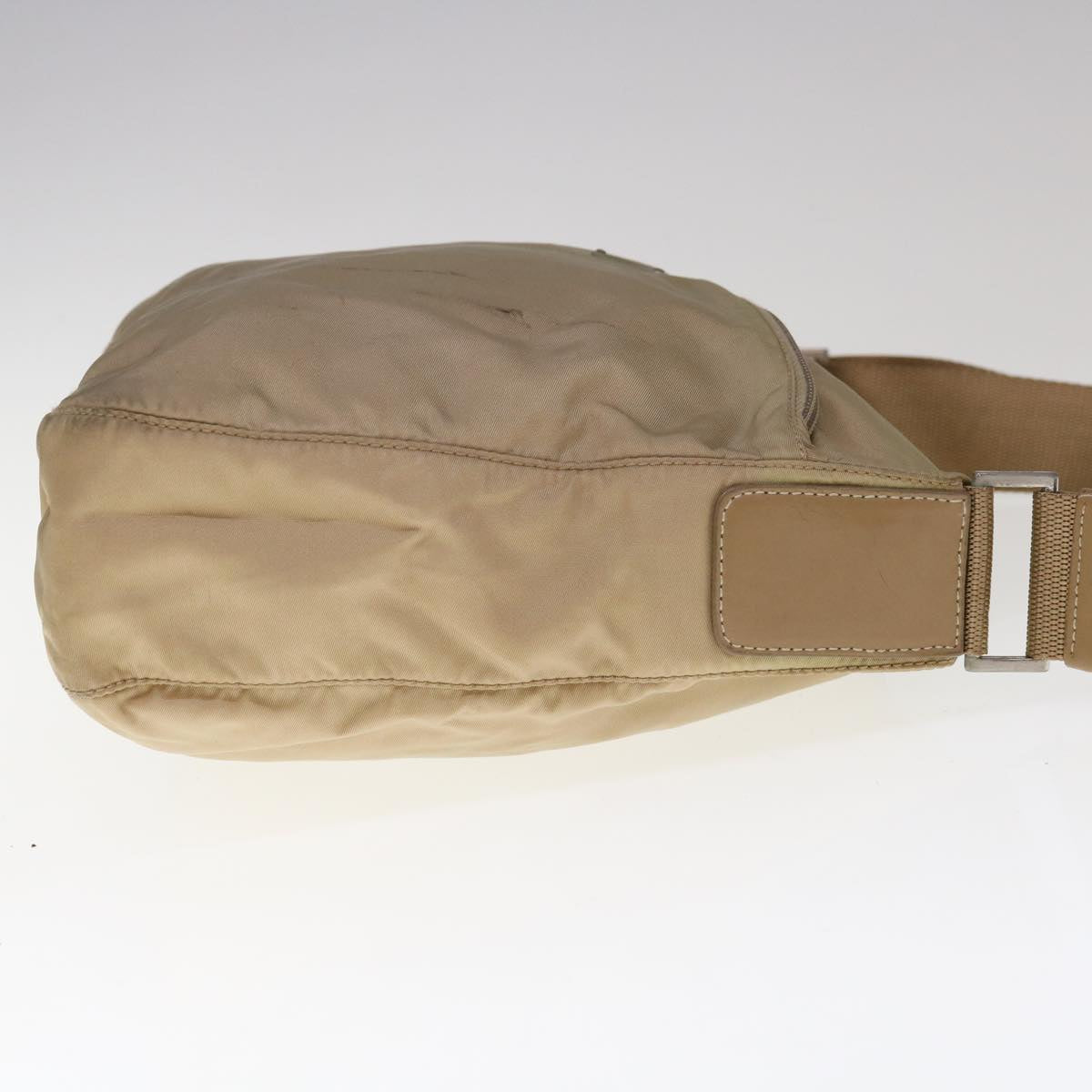 Prada Beige Synthetic Shoulder Bag (Pre-Owned)