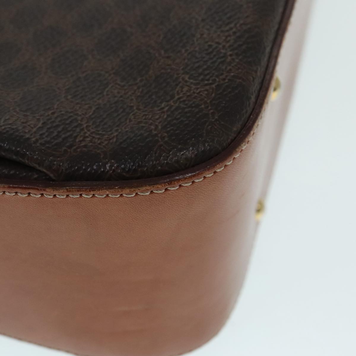 Céline Brown Canvas Handbag (Pre-Owned)