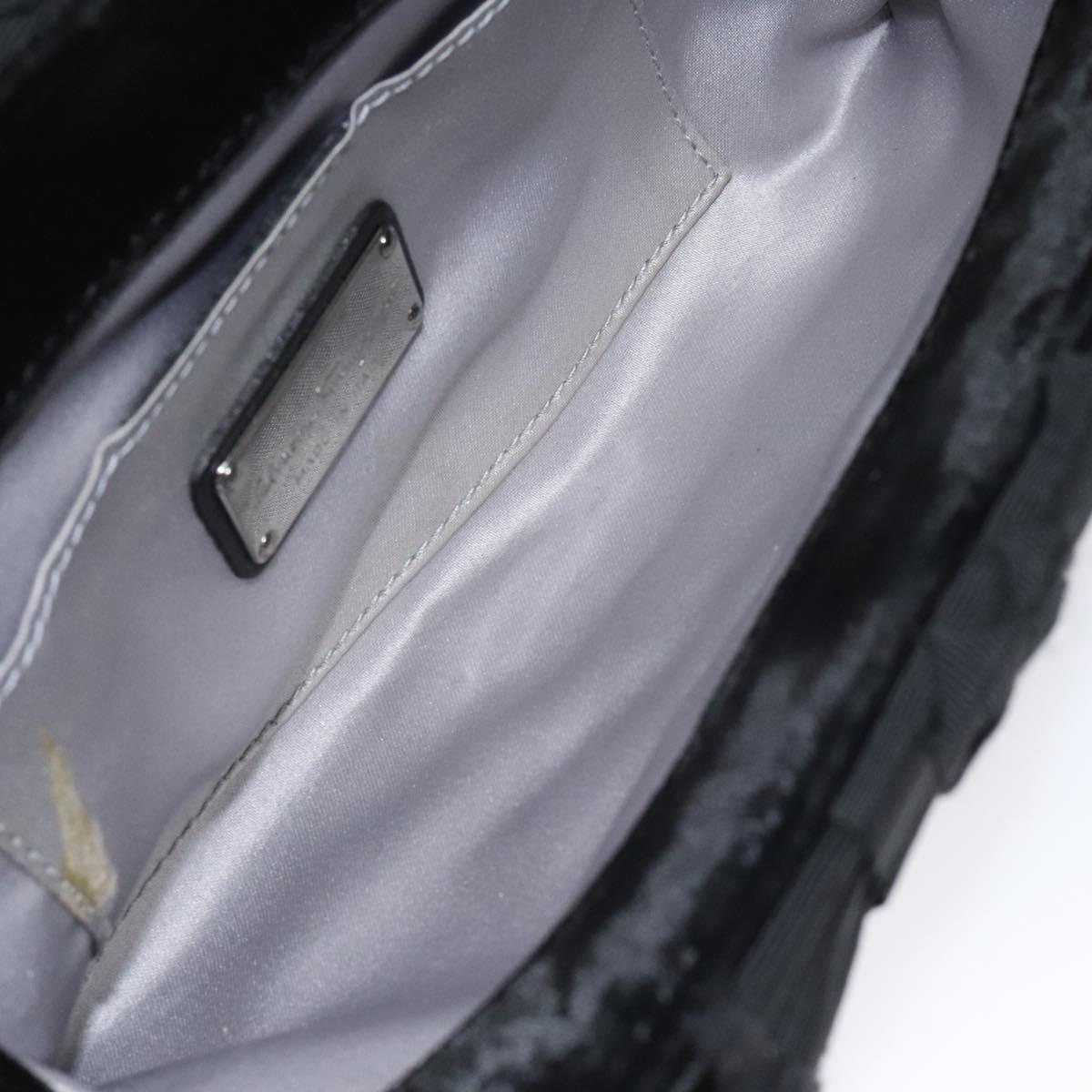 Salvatore Ferragamo Black Suede Handbag (Pre-Owned)