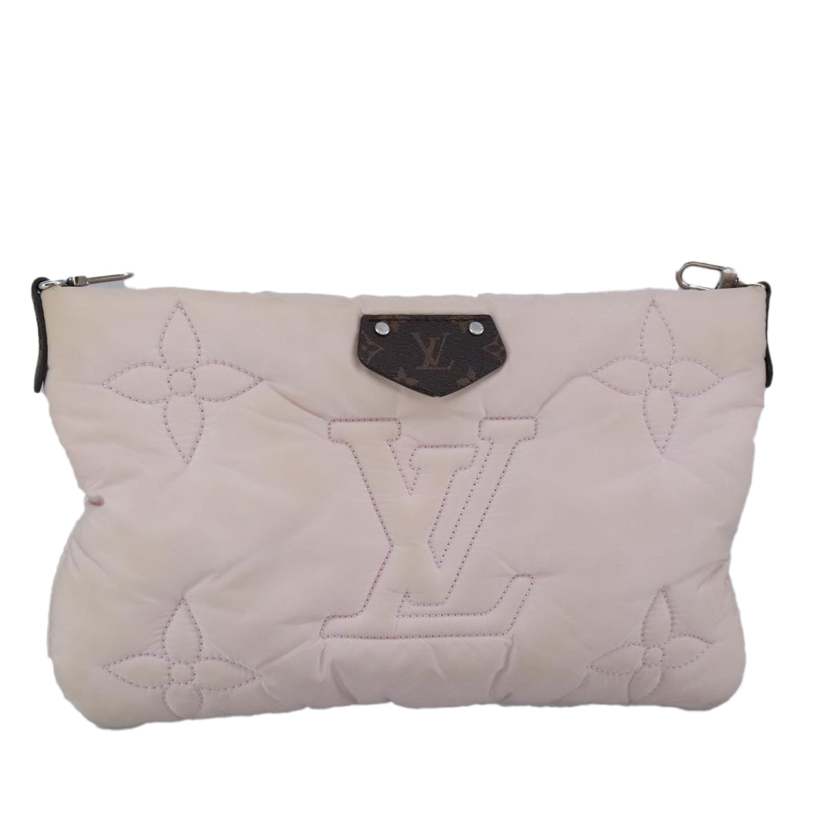 Louis Vuitton Multi Pochette Accessoires Pink Synthetic Shoulder Bag (Pre-Owned)