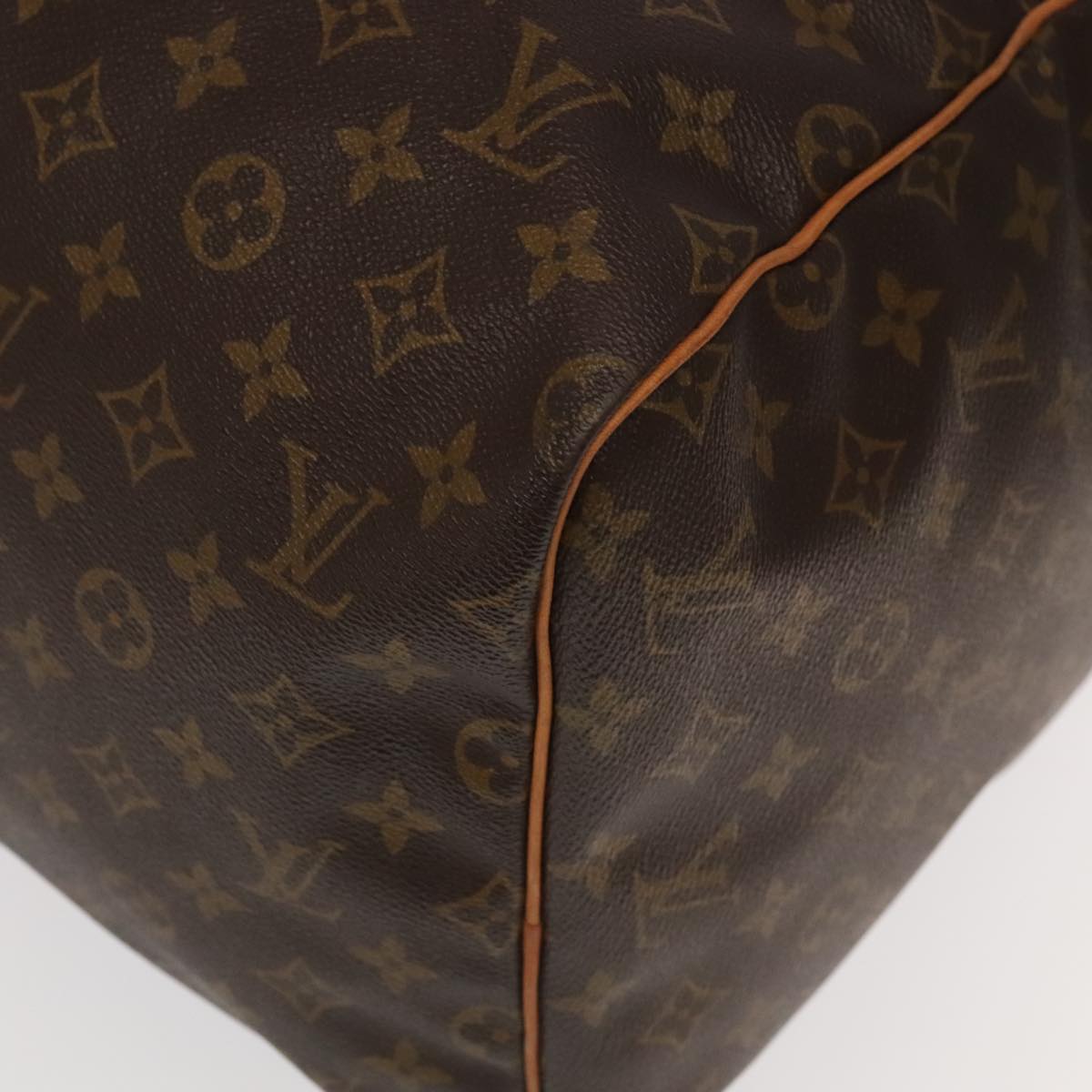 Louis Vuitton Sac Souple Brown Canvas Travel Bag (Pre-Owned)