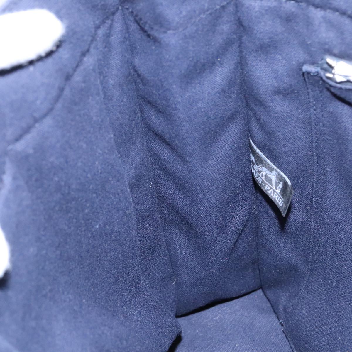 Hermès Herline Navy Canvas Tote Bag (Pre-Owned)