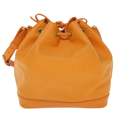 Louis Vuitton Noé Yellow Leather Shoulder Bag (Pre-Owned)