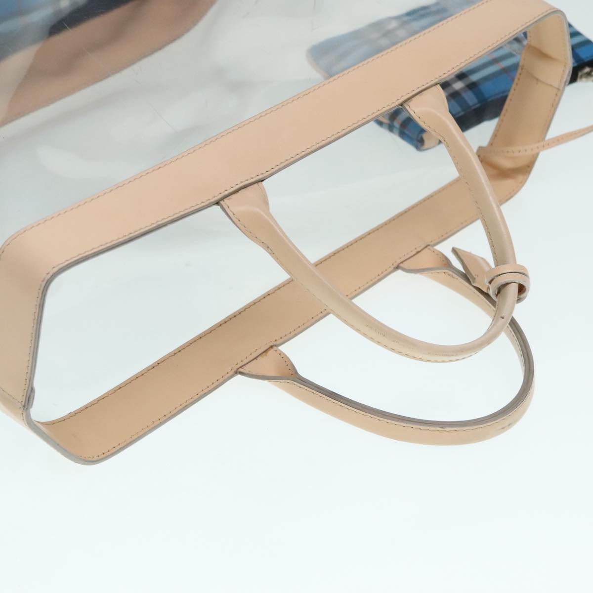 Burberry Transparent Vinyl Tote Bag (Pre-Owned)
