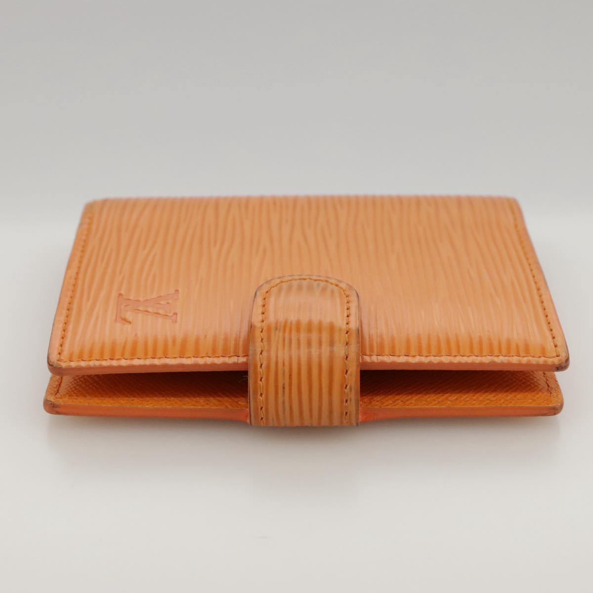 Louis Vuitton Agenda Cover Orange Leather Wallet  (Pre-Owned)