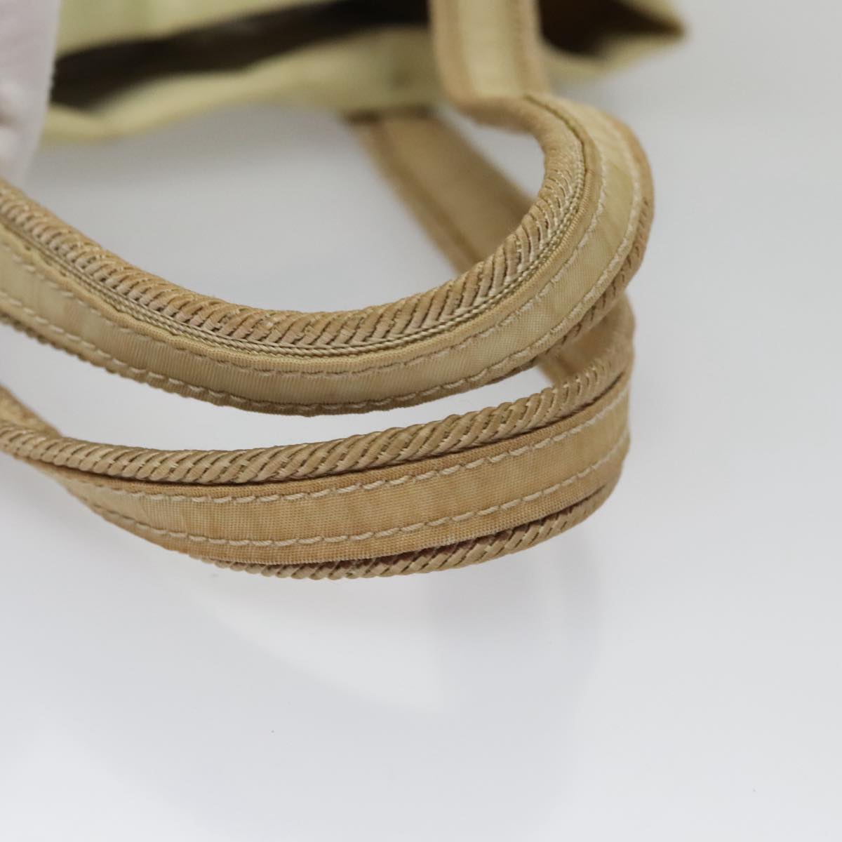 Prada Re-Nylon Beige Synthetic Handbag (Pre-Owned)