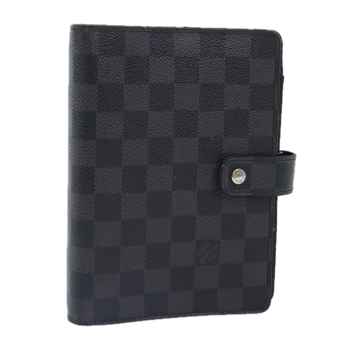 Louis Vuitton Agenda Cover Grey Canvas Wallet  (Pre-Owned)