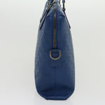 Louis Vuitton Porte Documents Jour Blue Leather Handbag (Pre-Owned)