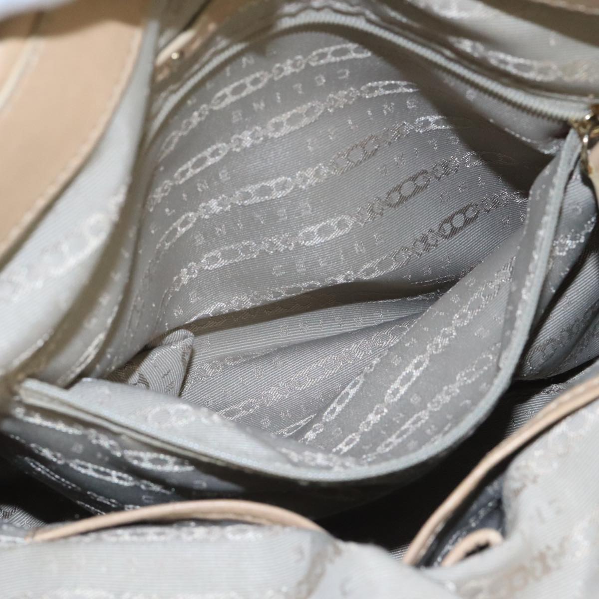 Céline Pillow Beige Leather Handbag (Pre-Owned)