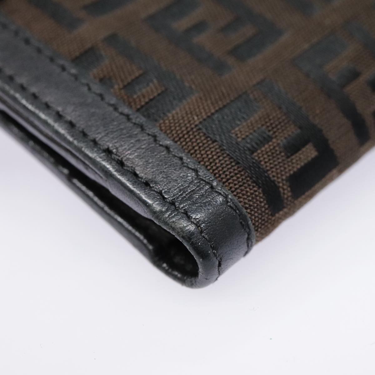 Fendi Zucca Brown Canvas Wallet  (Pre-Owned)