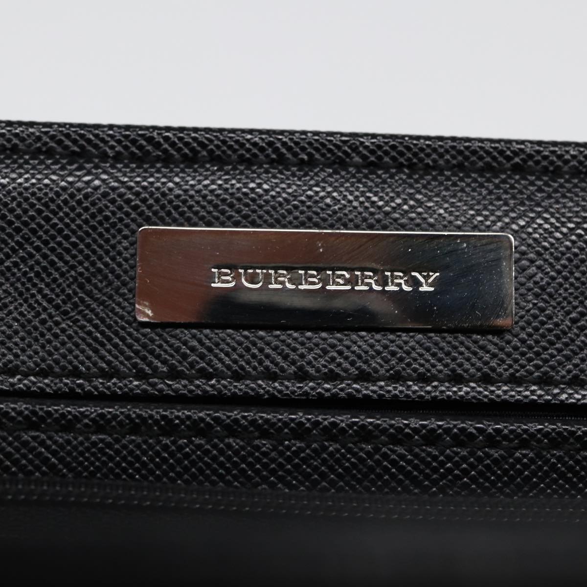Burberry Nova Check Beige Canvas Handbag (Pre-Owned)