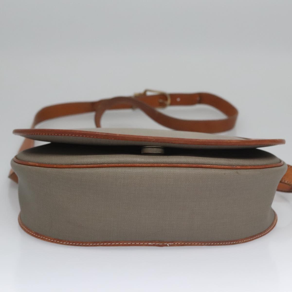 Dior Grey Canvas Shoulder Bag (Pre-Owned)