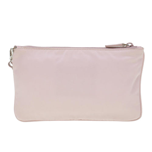 Prada Pink Synthetic Clutch Bag (Pre-Owned)
