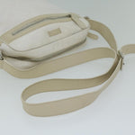 Gucci White Canvas Shoulder Bag (Pre-Owned)