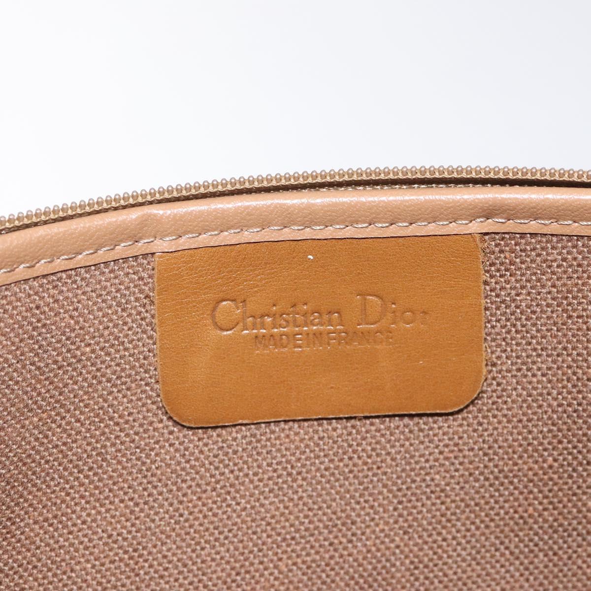 Dior Honeycomb Beige Leather Clutch Bag (Pre-Owned)