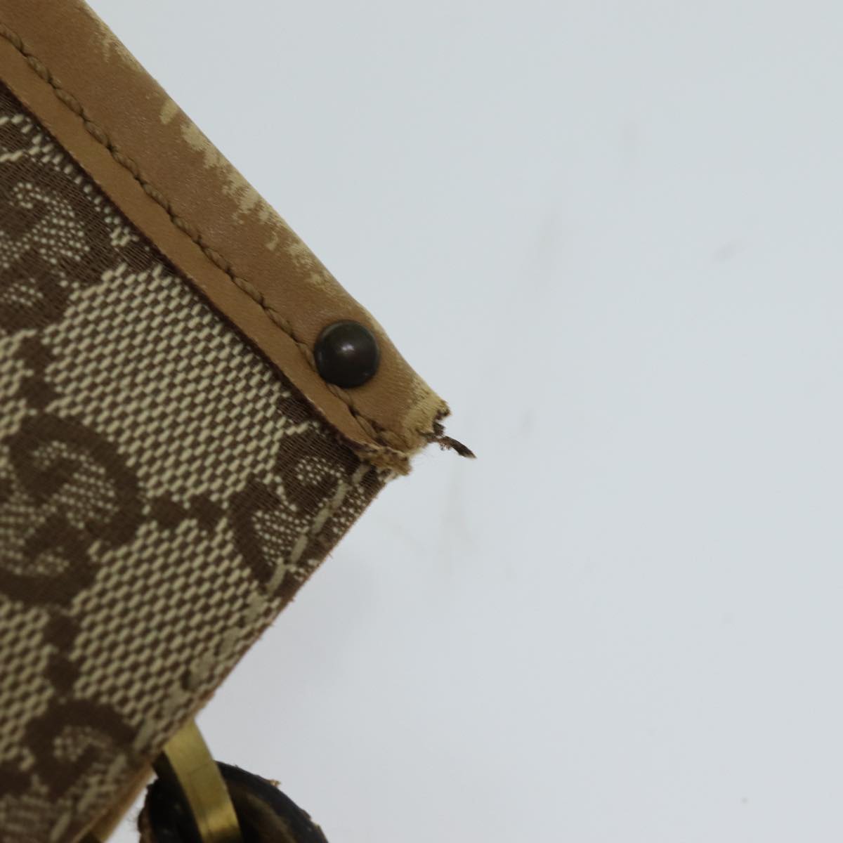 Gucci Gg Canvas Beige Canvas Tote Bag (Pre-Owned)