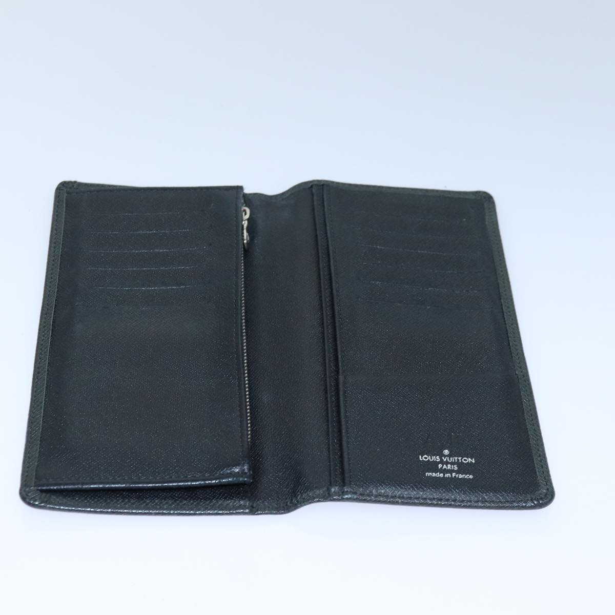 Louis Vuitton Portefeuille Brazza Black Leather Wallet  (Pre-Owned)