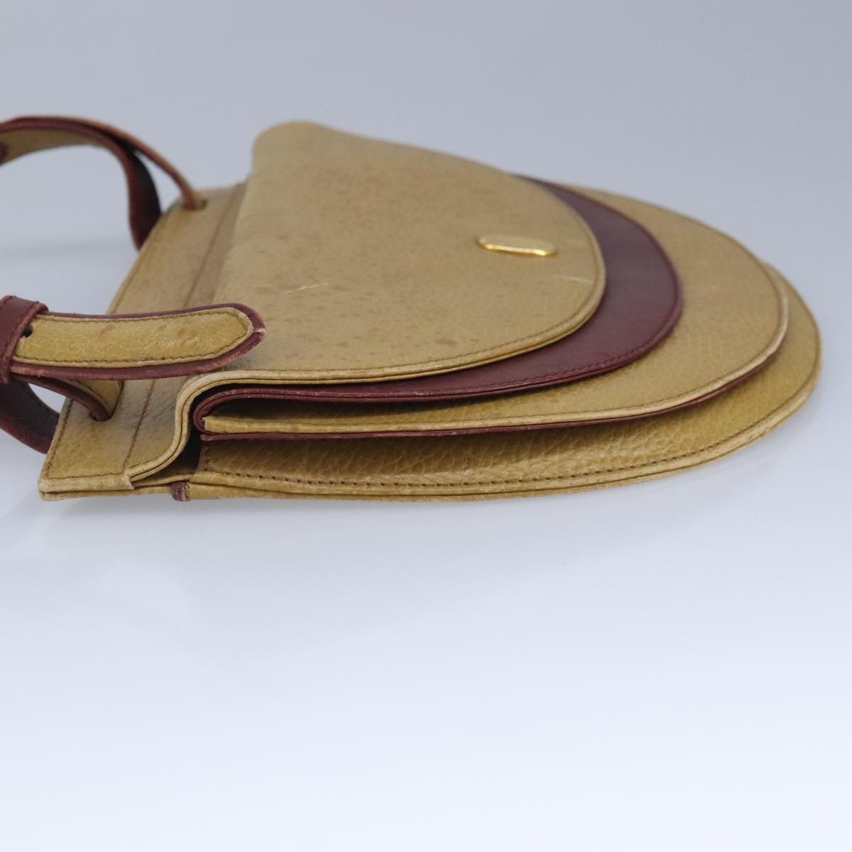 Cartier Must De Cartier Beige Leather Shoulder Bag (Pre-Owned)