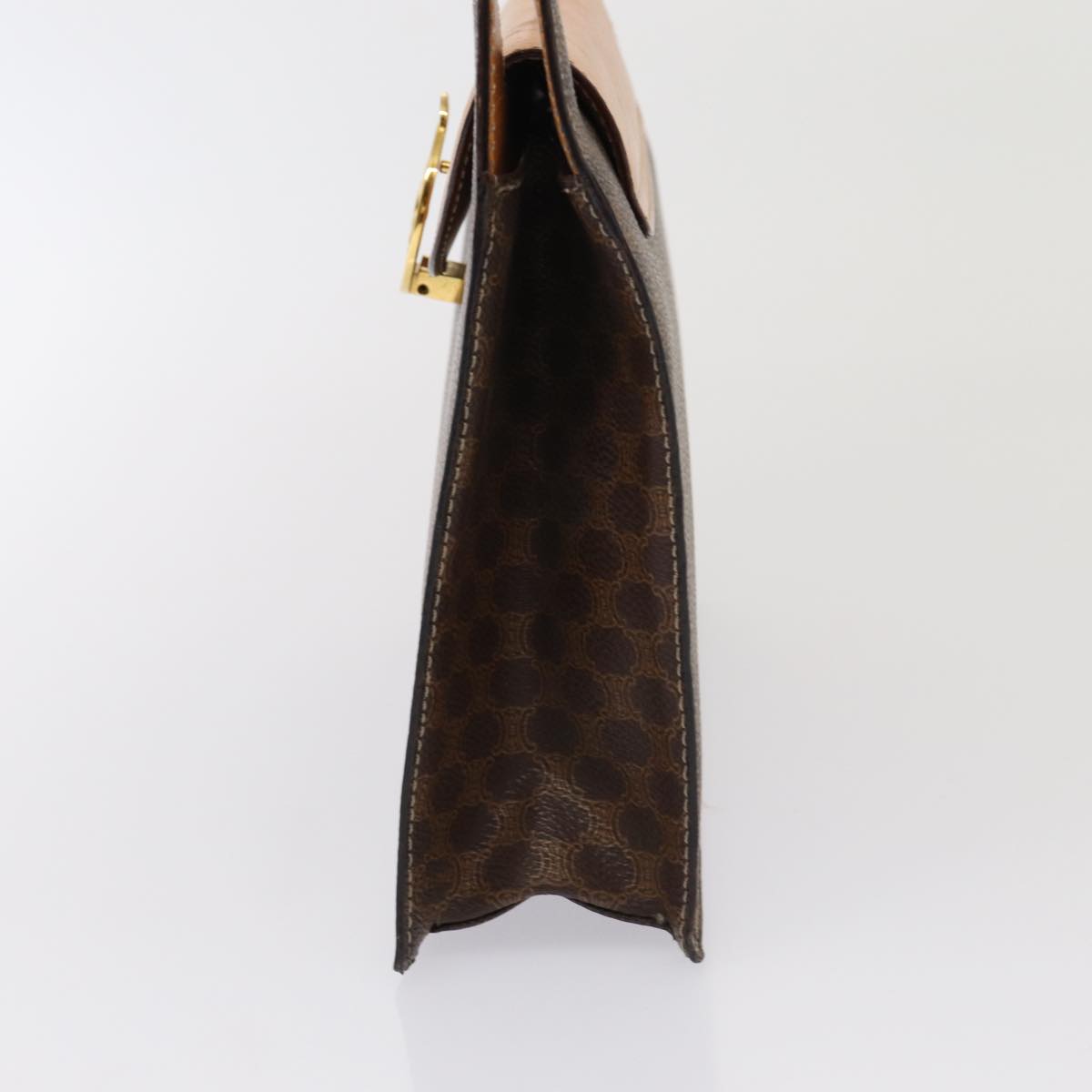 Céline Macadam Brown Canvas Handbag (Pre-Owned)