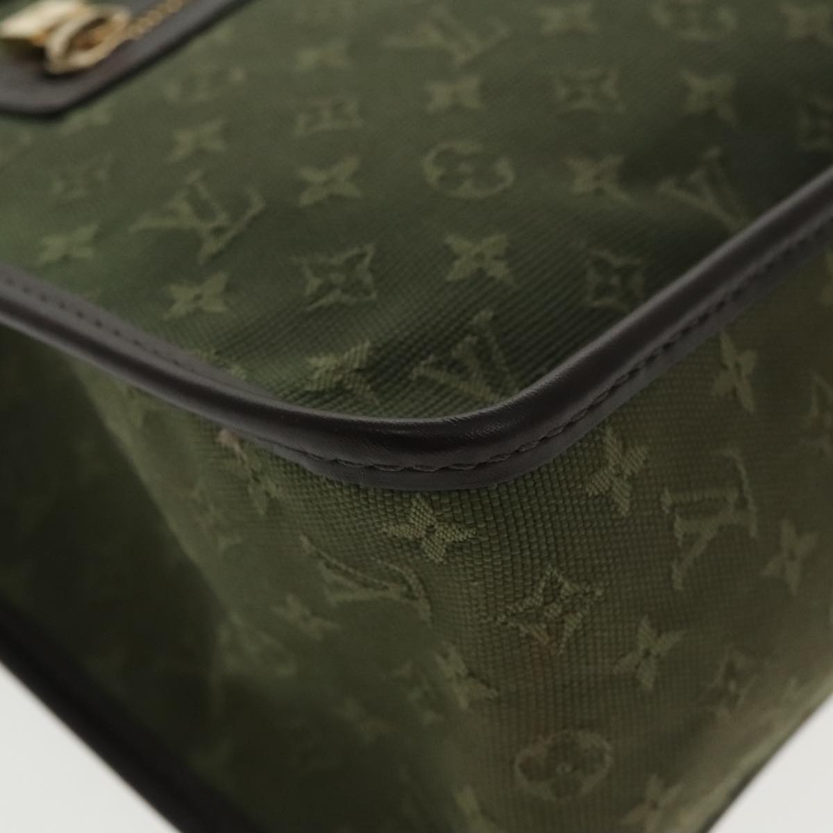 Louis Vuitton Catalina Khaki Canvas Handbag (Pre-Owned)