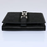 Gucci Jackie Black Canvas Wallet  (Pre-Owned)
