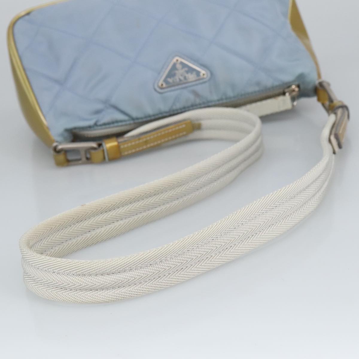 Prada Re-Nylon Blue Synthetic Shoulder Bag (Pre-Owned)