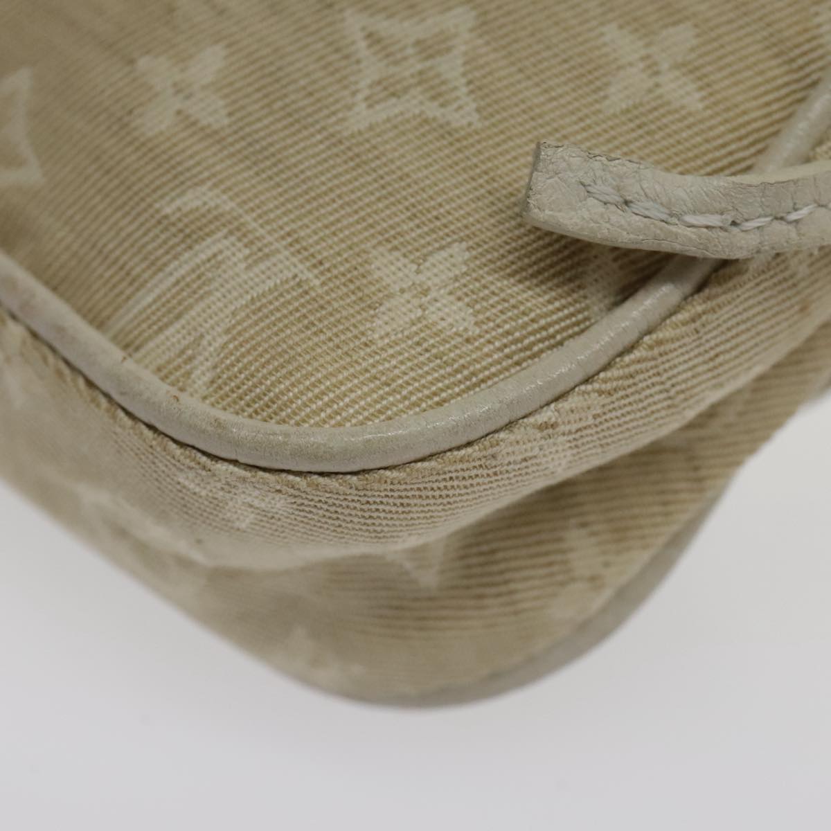 Louis Vuitton Mini Lin Beige Canvas Shoulder Bag (Pre-Owned)