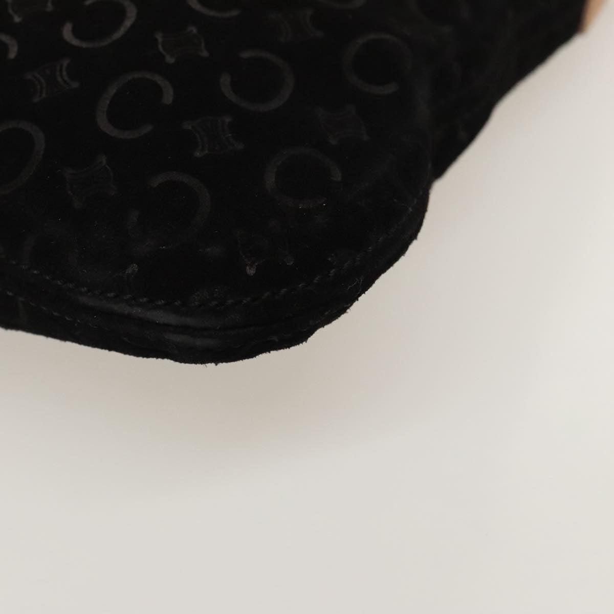 Céline C Black Suede Shoulder Bag (Pre-Owned)