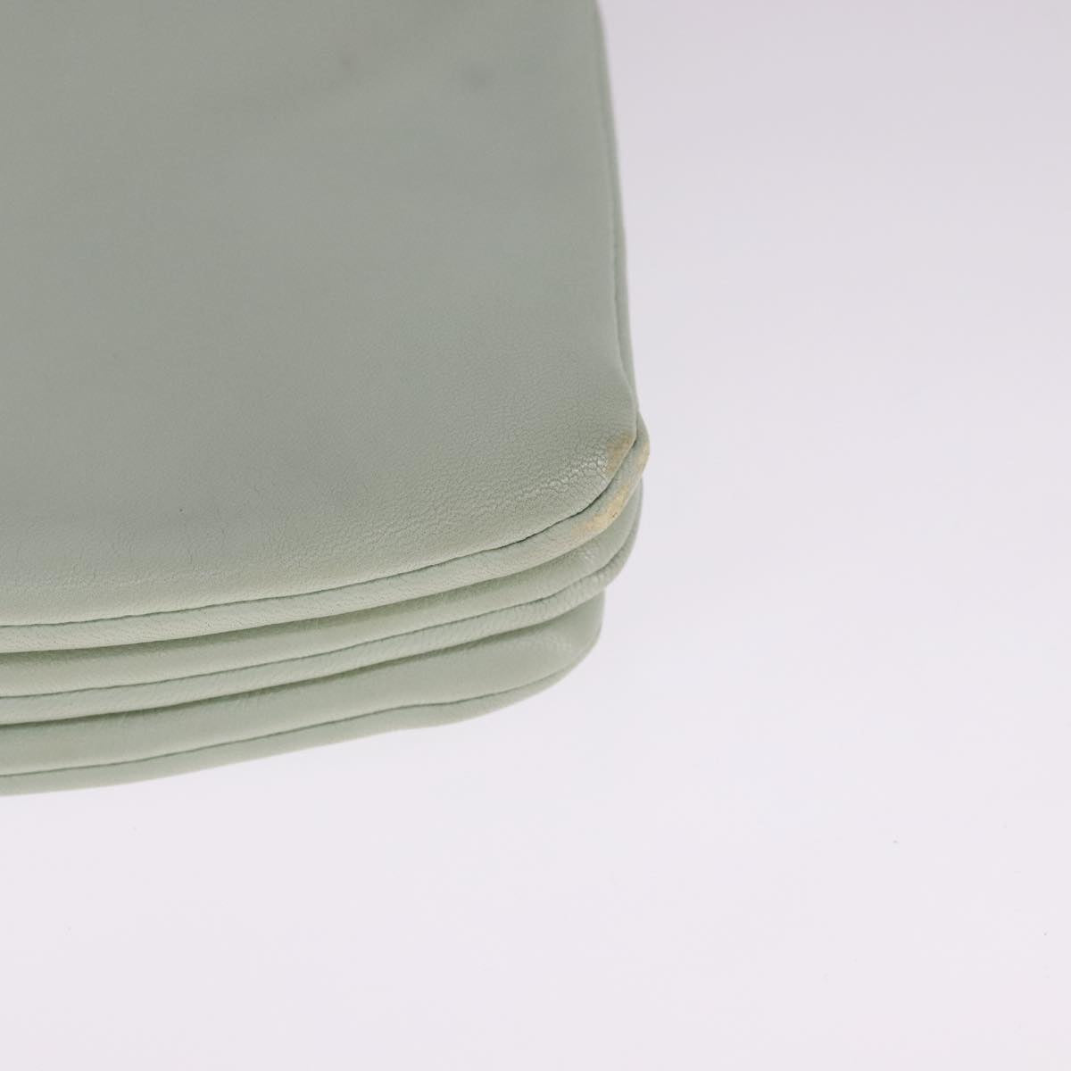 Céline Trio Green Leather Shoulder Bag (Pre-Owned)