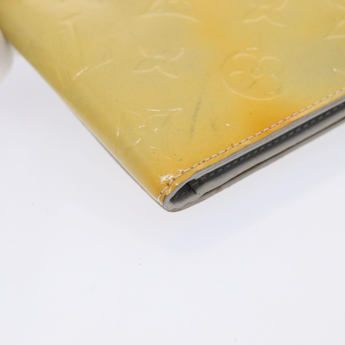 Louis Vuitton Walker Yellow Patent Leather Wallet  (Pre-Owned)