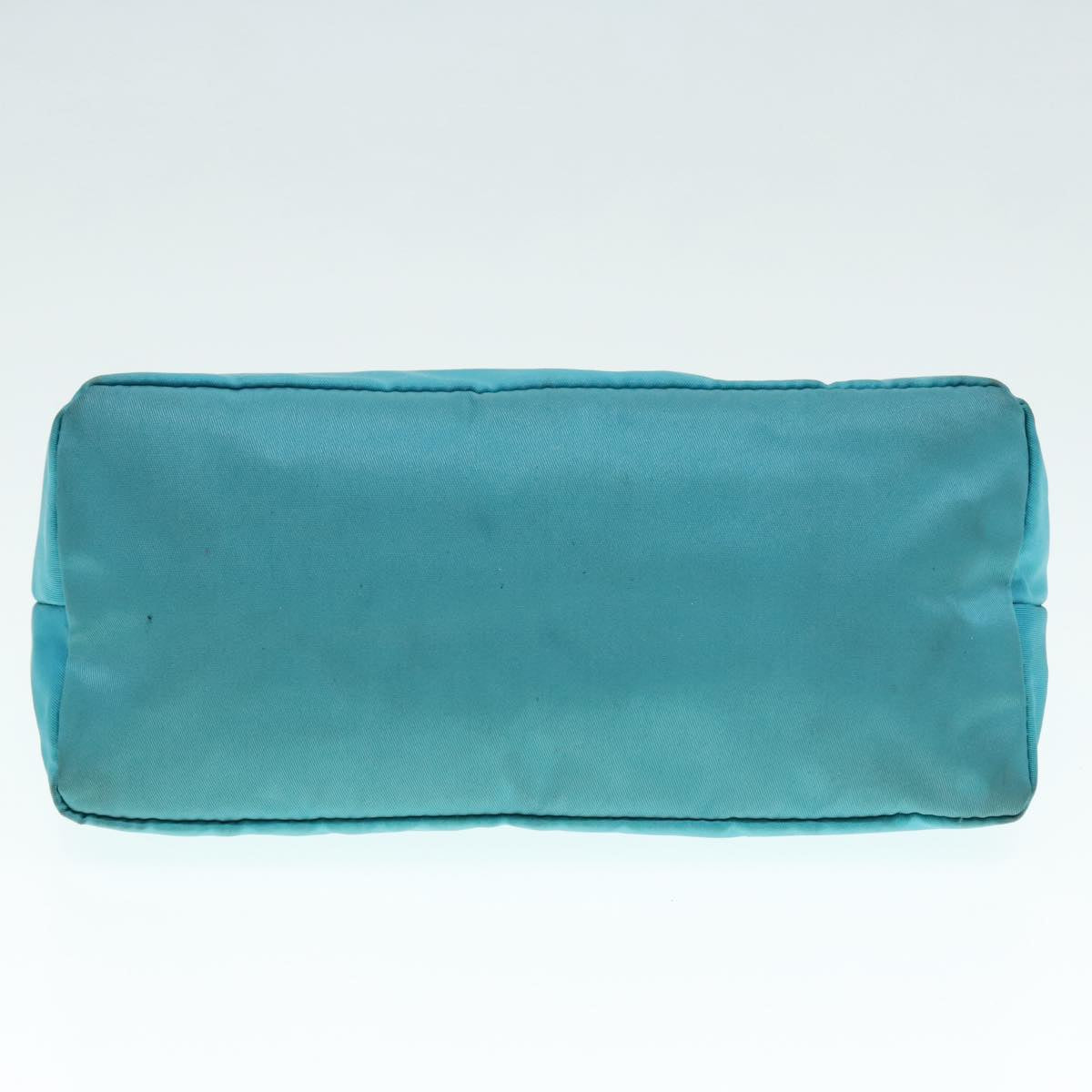 Prada Re-Nylon Blue Canvas Clutch Bag (Pre-Owned)