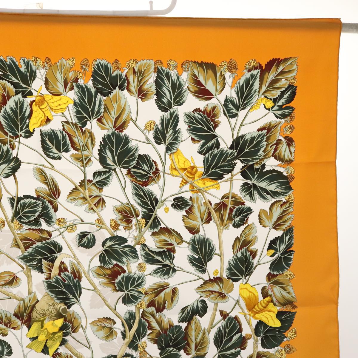 Hermès Yellow Silk Scarf  (Pre-Owned)