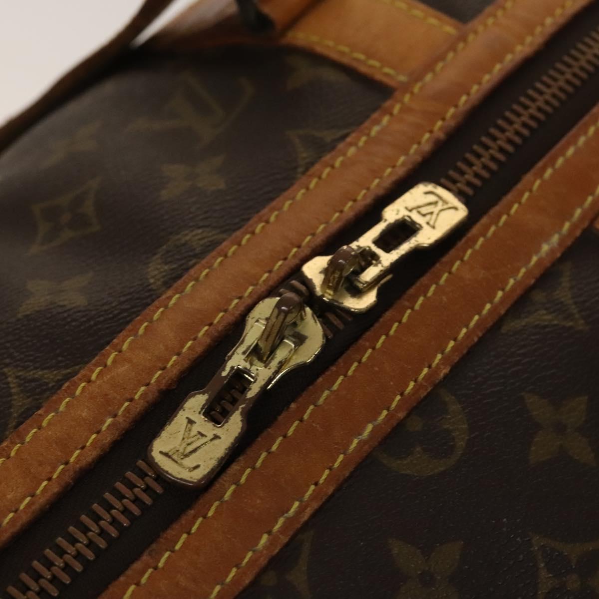 Louis Vuitton Sac Souple Brown Canvas Travel Bag (Pre-Owned)