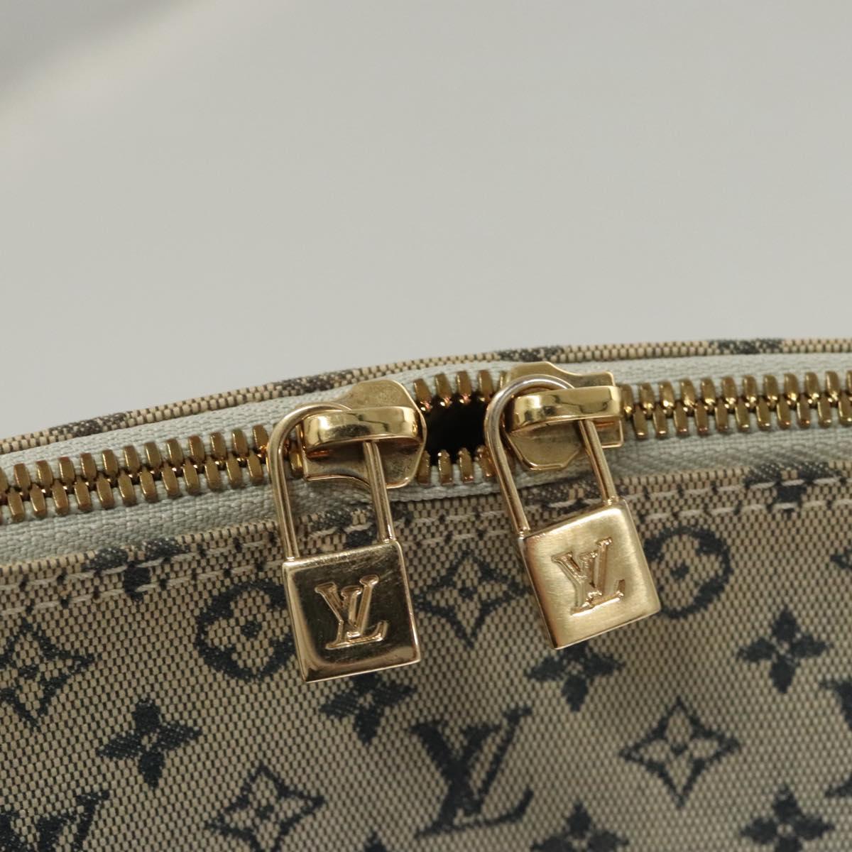 Louis Vuitton Alma Mini Black Canvas Handbag (Pre-Owned)