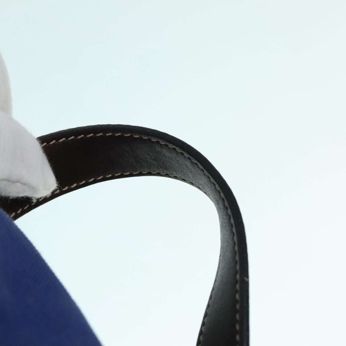 Prada Blue Canvas Backpack Bag (Pre-Owned)