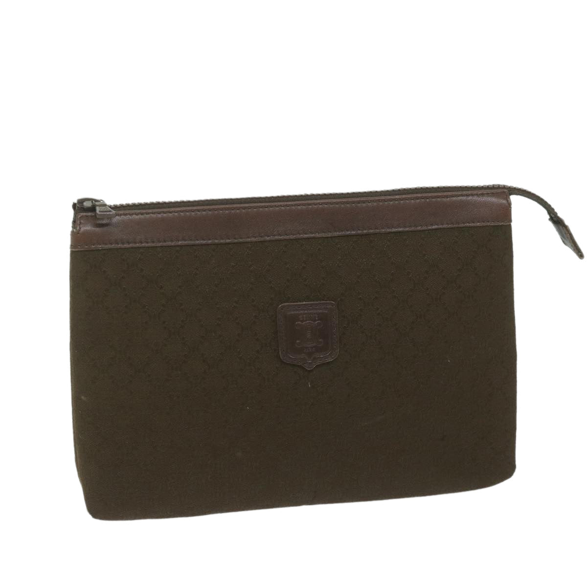 Céline Brown Leather Clutch Bag (Pre-Owned)