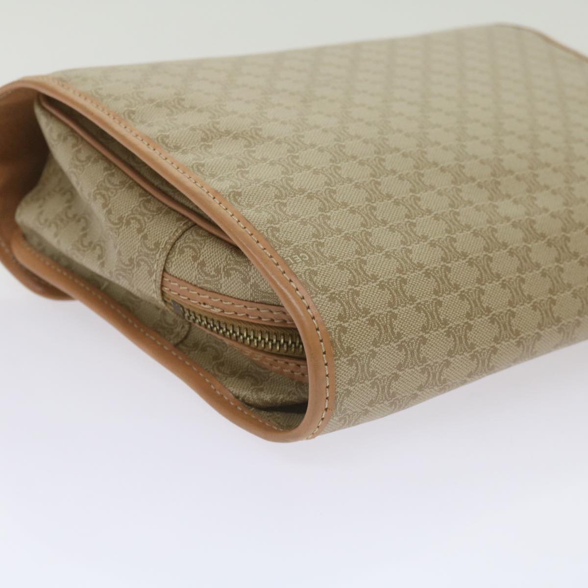 Céline Beige Canvas Clutch Bag (Pre-Owned)