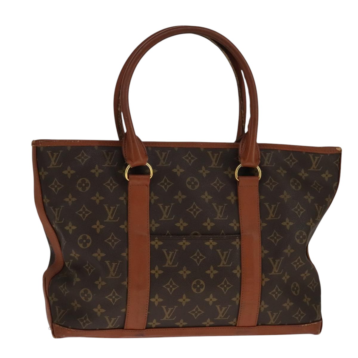 Louis Vuitton Weekend Pm Brown Canvas Tote Bag (Pre-Owned)