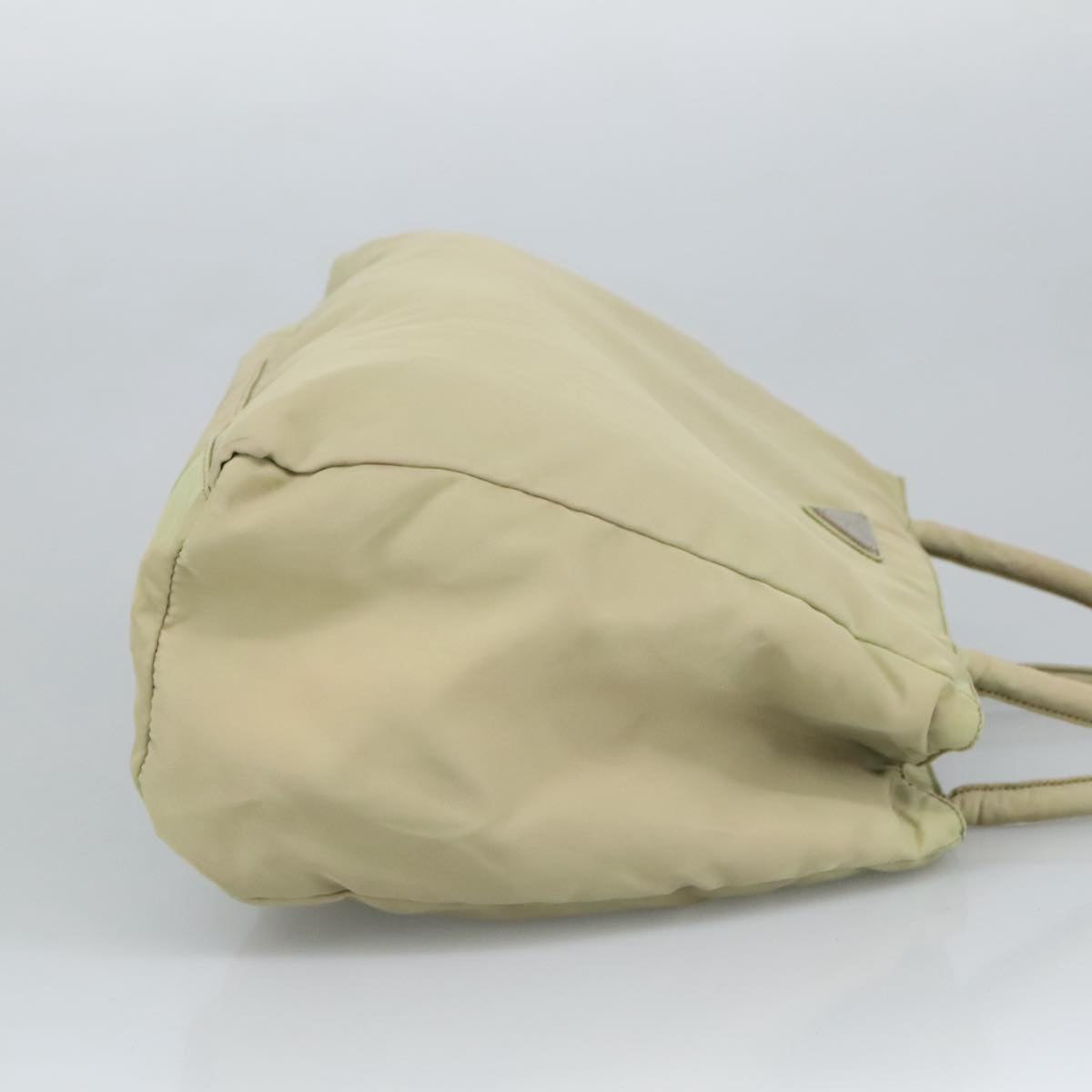 Prada Re-Nylon Beige Synthetic Tote Bag (Pre-Owned)