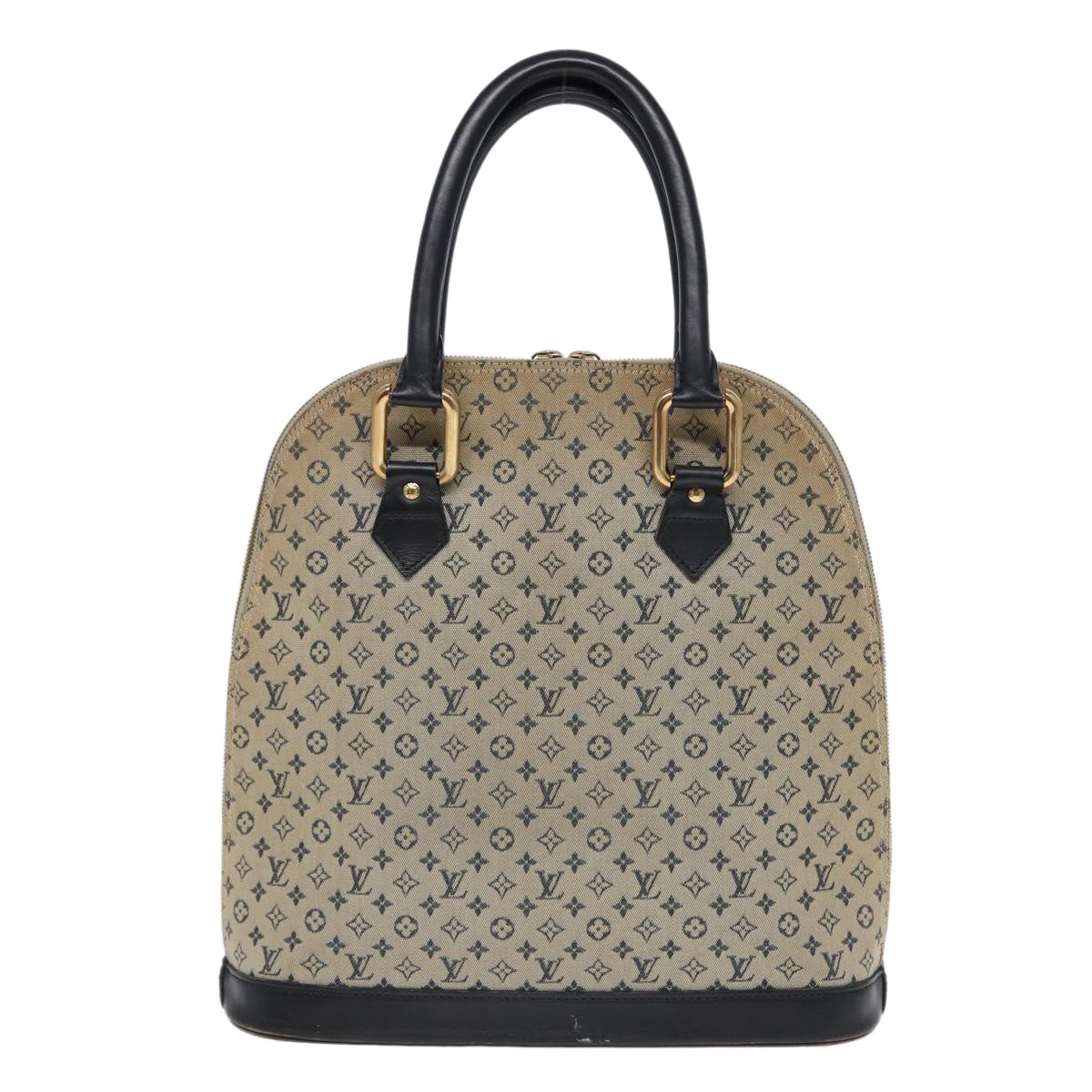Louis Vuitton Alma Blue Canvas Handbag (Pre-Owned)
