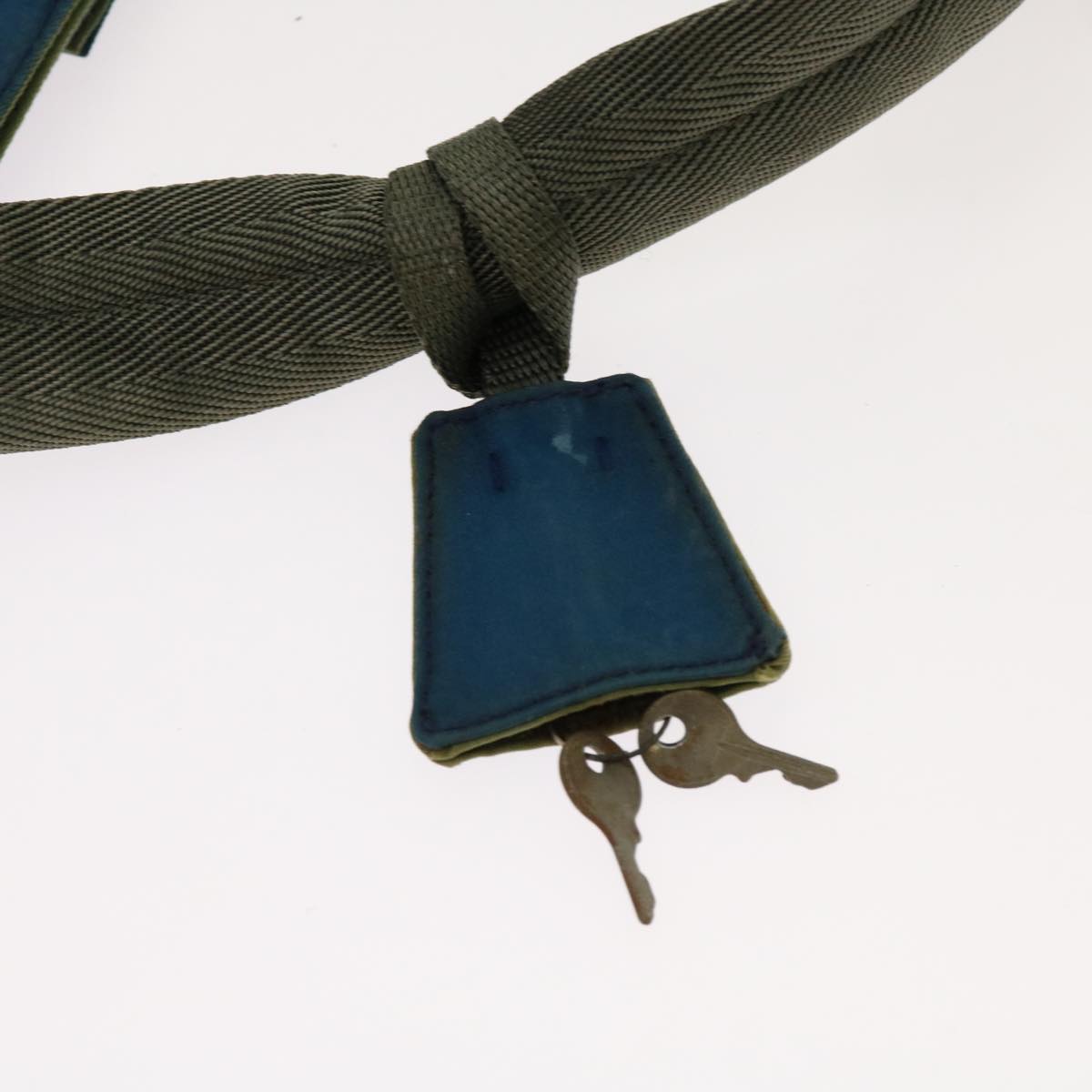 Prada Tessuto Blue Synthetic Travel Bag (Pre-Owned)